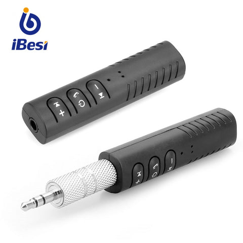 iBesi Bluetooth Receiver 3.5mm Jack Bluetooth Audio Transmitter Handsfree Wireless Car Auto Bluetooth Adapter - AliTecq